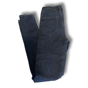 Black heart skinny jeans